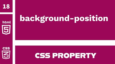Css Property Background Position Explained Youtube