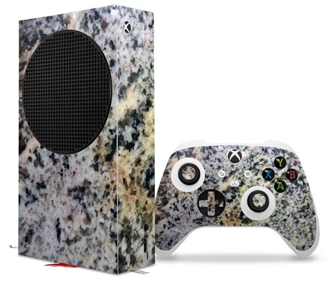 Xbox Series S Console Controller Bundle Skins Marble Granite 01 Speckled Wraptorskinz