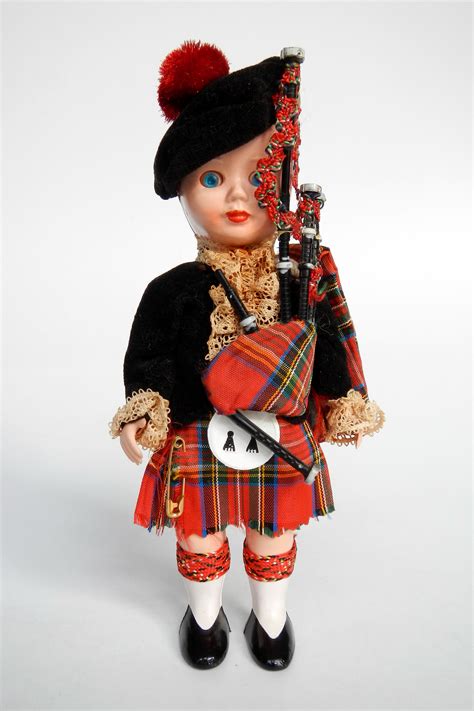 Scotland Male Doll Representing The Highlands In Scotland Playing