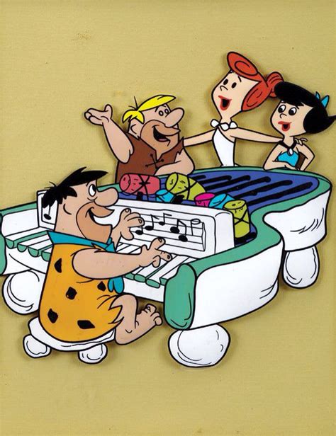Flintstones Promotional Cel Flintstone Cartoon Classic Cartoon