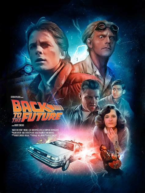 Back To The Future Movie Art Poster Prints And Unframed Canvas Etsy