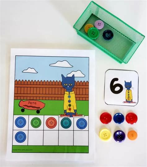 Pete The Cat And His Four Groovy Buttons Activities Pete The Cats