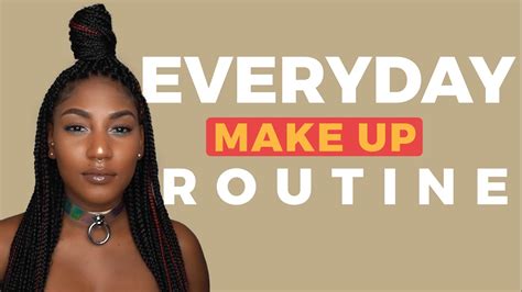 Easy Everyday Makeup Darkskin Nsydija Xo Youtube