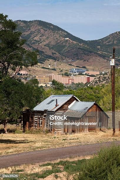 Pioneer Cabin And Lockheed Martin Colorado Stock Photo Download Image