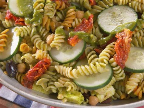 pasta salad with basil vinaigrette recipe nancy fuller food network
