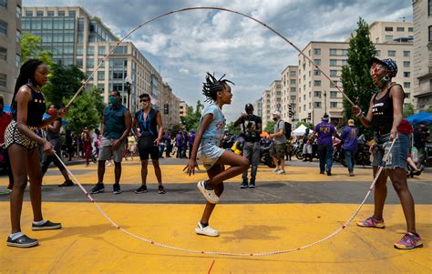 The Weeks Best Photos Performing Double Dutch Jump Rope On Black