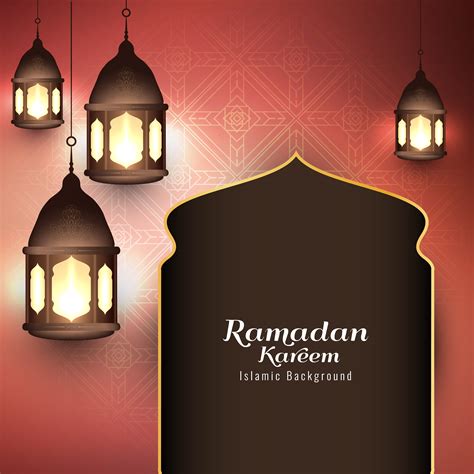 Abstract Ramadan Kareem islamic religious background 528544 Vector Art