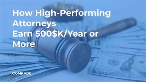 Maximize Your Earnings The 500k Lawyer Blueprint