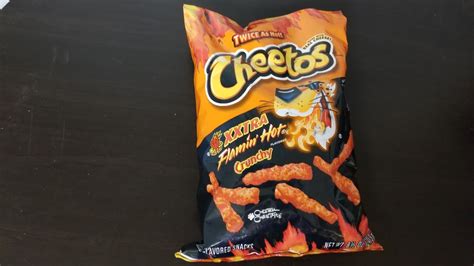 Cheetos Crunchy Xxtra Flamin Hot Review Youtube