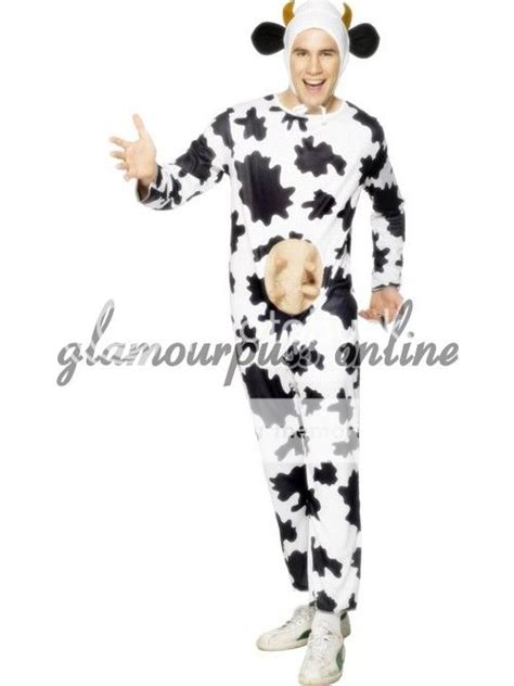 Cow Fancy Dress Costume With Udders Ebay