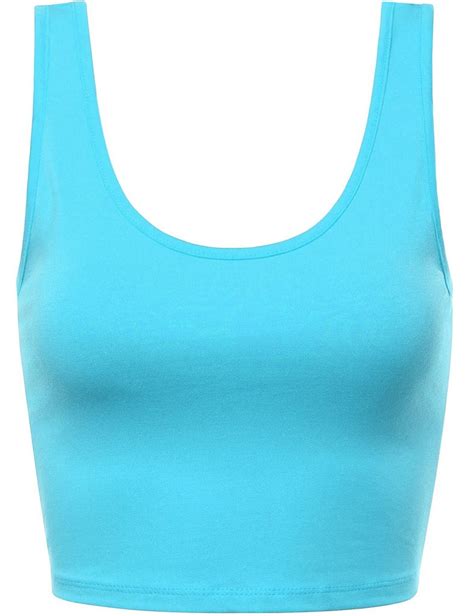 Fpt Womens Basic Crop Tank Top Blingby