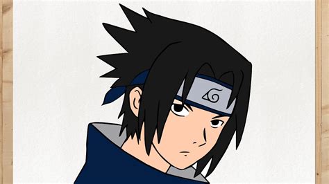 Sasuke Uchiha Zeichnen Einfach Naruto Charaktere Zeichnen Anfänger