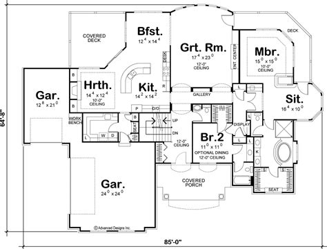 1 Story Traditional House Plan Baxter