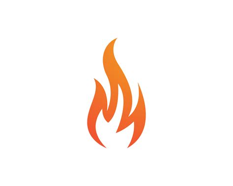Fire Vector Icon Logo Template Vector Art At Vecteezy