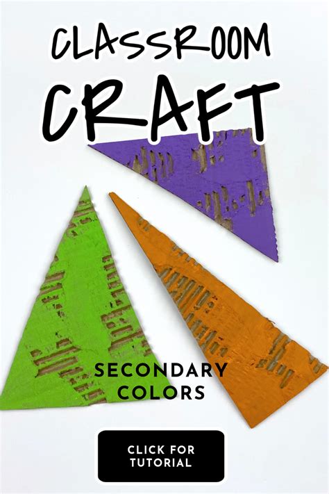 An Easy Triangle Craft For Preschoolers That Uses Cardboard Twitchetts