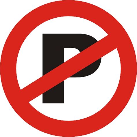 No Parking Symbol Png Transparent Images Pictures Photos Png Arts
