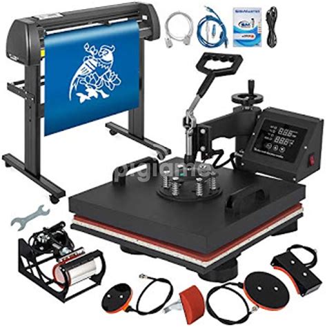 Heat Press Machine 15x15 Inch 5in1 T Shirt Heat Press And Vinyl Cutter