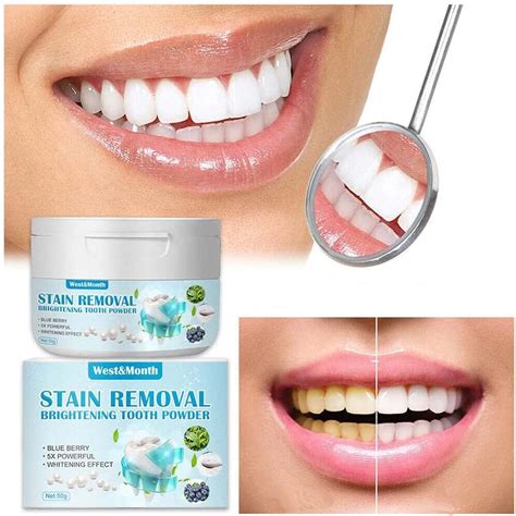 Baking Soda Tooth Powder Intensive Stain Remover Teeth Whitening Powder Tooth Whitening Powder