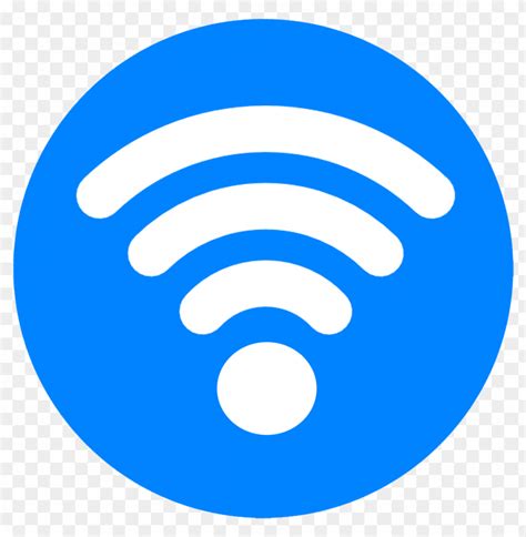 Free Download Hd Png Wifi Icon Blue Clipart Png Photo 23535 Toppng