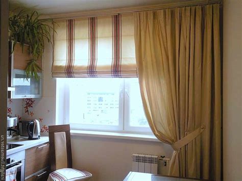 Оформление окна на кухне 75 фото стили выбор штор материалы