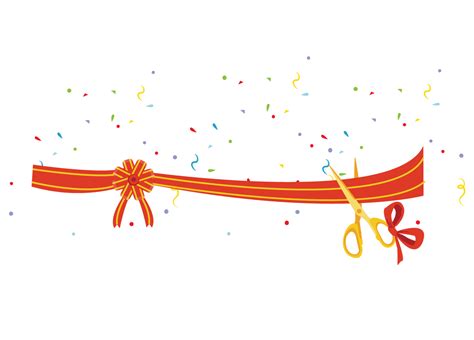 Grand Opening Ribbon PNG
