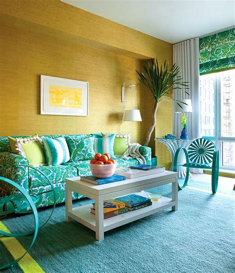 Show House And Tell Yellow Decor Living Room Blue And