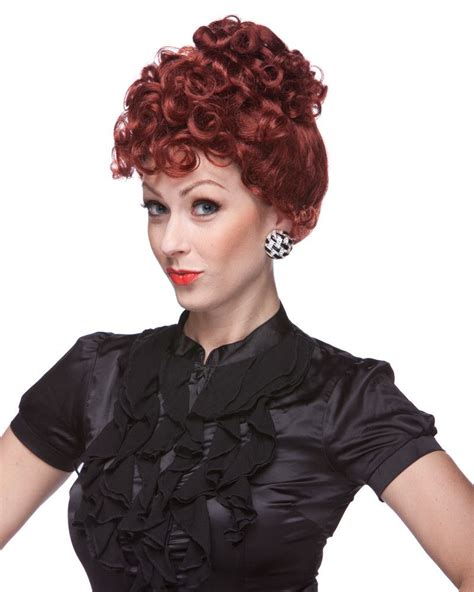 Suzys Beauty Lucy Lucille Ball Character Wig Costume Wigs Wigs I Love Lucy Costume