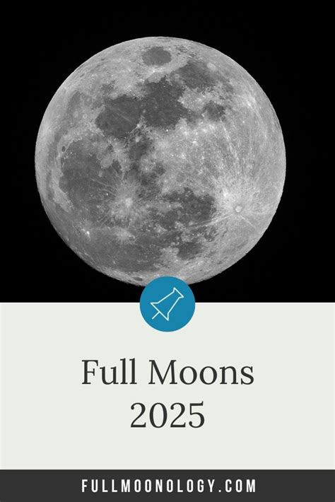 2025 Full Moons When Are The Full Moons Next Year Fullmoonology