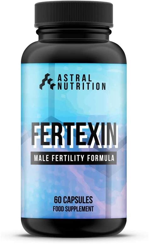 Fertexin Male Fertility Pills 1 Month Supply Increases Sperm