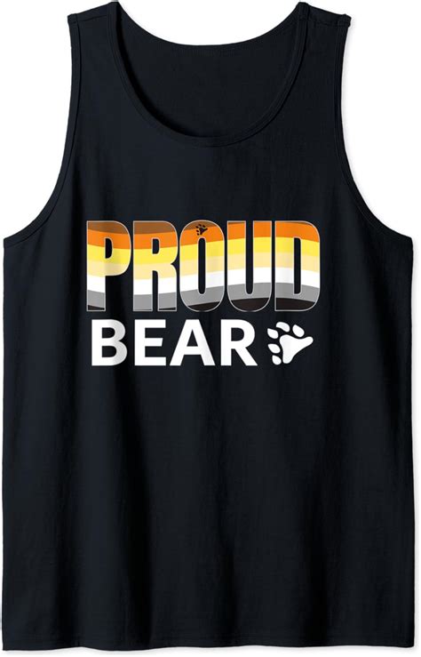 Amazon Com Proud Lgbt Bear Gift Hairy Gay Men Lgbt Bear Pride Flag