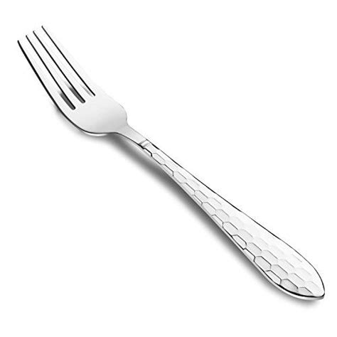 Hiware Good 12 Piece Stainless Steel Dinner Forks Mirror Polished