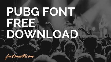 Pubg Font Free Download Direct Link Fontsmall