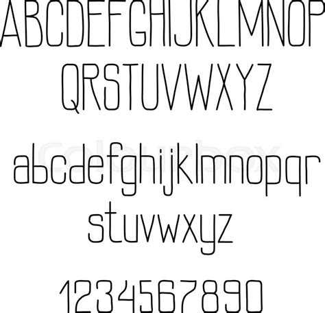Retro alphabet type with capital and small tiny letters ... The height of calligraphy was reached in the middle age, where monks developed the narrow writing style called gothic, allowing more words to fit.