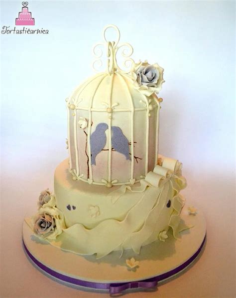 Birdcage Wedding Cake Decorated Cake By Nataša Cakesdecor