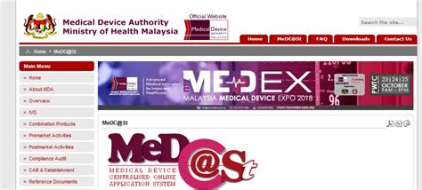 Medical device authority (mda) the medical device authority (mda) is a division in the ministry of health malaysia (moh) in charge of regulating medical device and its industry players in malaysia. mdb.gov.my MeDC@St Medical Device Registration, Export ...