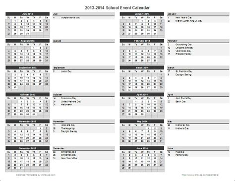 How To School Calendar Template 2022 23 Get Your Calendar Printable