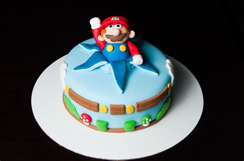 Mario Cake - Super Mario Bros Cake - Mario Themed Cake - Super Mario Cake - Super Mario Bros ...