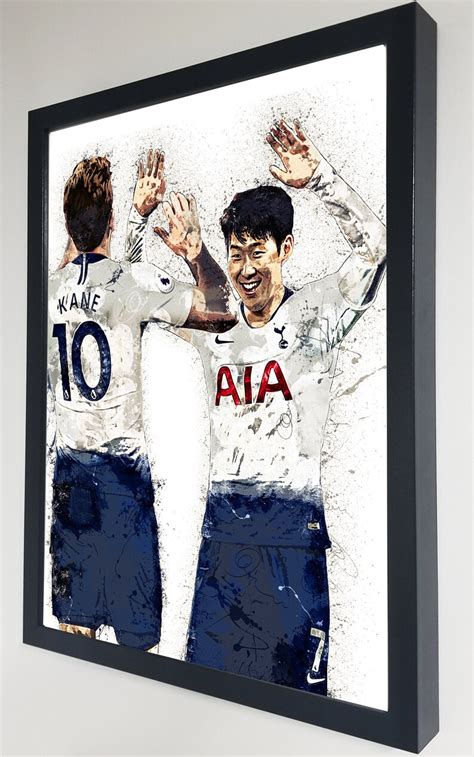 Tottenham Hotspur Poster Kane Son Canvas Wall Art Decor For Etsy