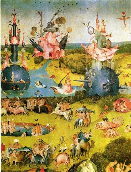 The Garden Of Earthly Delights Detail 1510 1515 Hieronymus Bosch