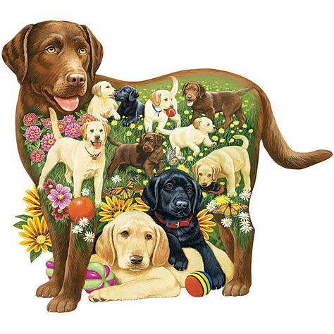 Usa and canada jigsaw puzzles? Lovable Labs 750 Piece Shaped Jigsaw Puzzle | Bits and Pieces