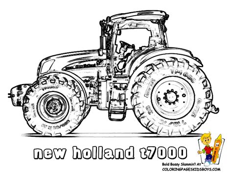 Un cahier de coloriage rempli d'engins de chantier qui roulent des mécaniques. trekker kleurplaat - Google zoeken | Coloriage tracteur ...