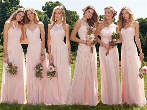 Camillelavie Blush Bridesmaid Dresses Long Blush Pink Bridesmaid Dresses Bridesmade Dresses