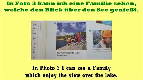 Die mündliche bildbeschreibung auf deutsch (the oral picture description in german) lässt sich sehr gut satzanfänge und beispiele für die bildbeschreibung bei der deutschprüfung a 2 / b 1 … bildbeschreibung b1 beispiel photo description in english ...