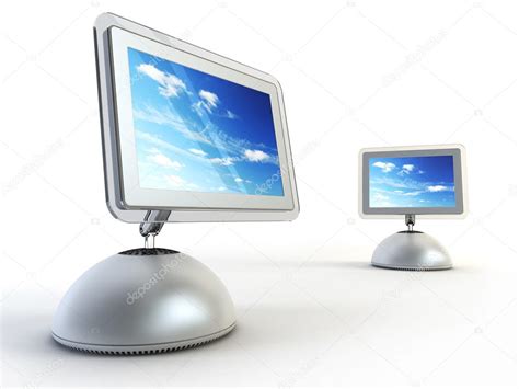 Two Modern Computer — Stock Photo © Auriso 3265134