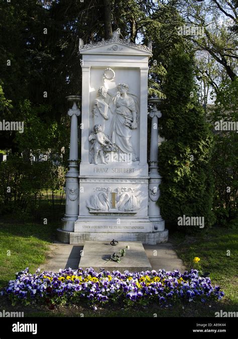 Vienna Central Cemetery Grave Franz Schubert Stock Photo Royalty Free