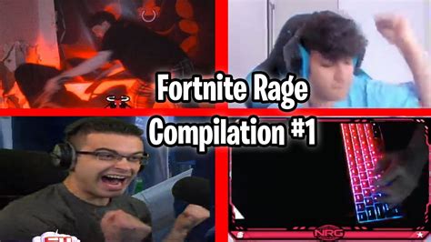 Ultimate Fortnite Rage Compilation 1 Youtube