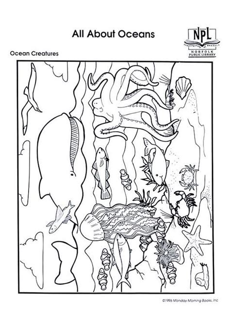 Maybe you would like to learn more about one of these? Coloring page ocean creatures - coloring picture ocean ...