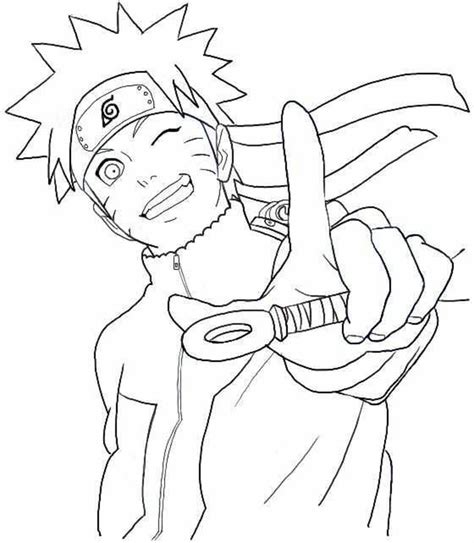 Fun Naruto Face Coloring Page Download Print Or Color Online For Free