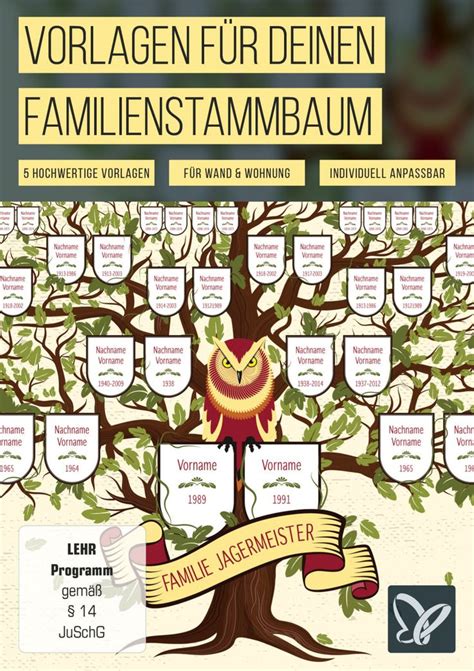 Familienstammbaum Erstellen Vorlagen Herunterladen Und Anpassen