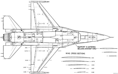 F 16 Fighter Jet Blueprints